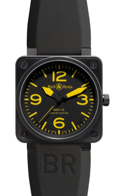 Fashion Bell and ross BR 01-92 YELLOW watch replica